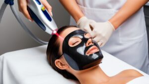 Carbon peel, Gel facial